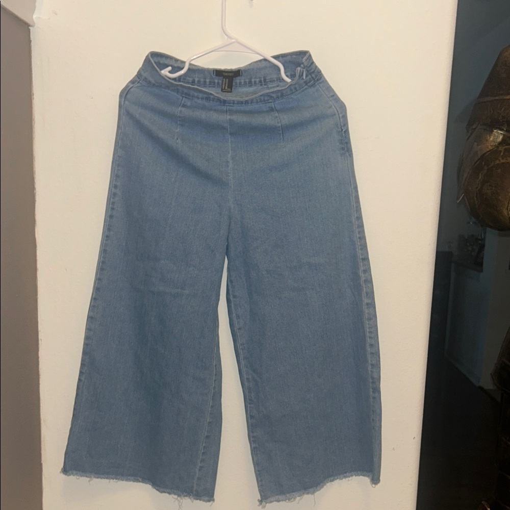 Forever 21 Light Blue Flare Jeans